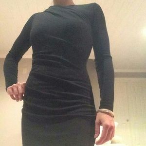 SOLD New BR short black dress w/ sleeves XS